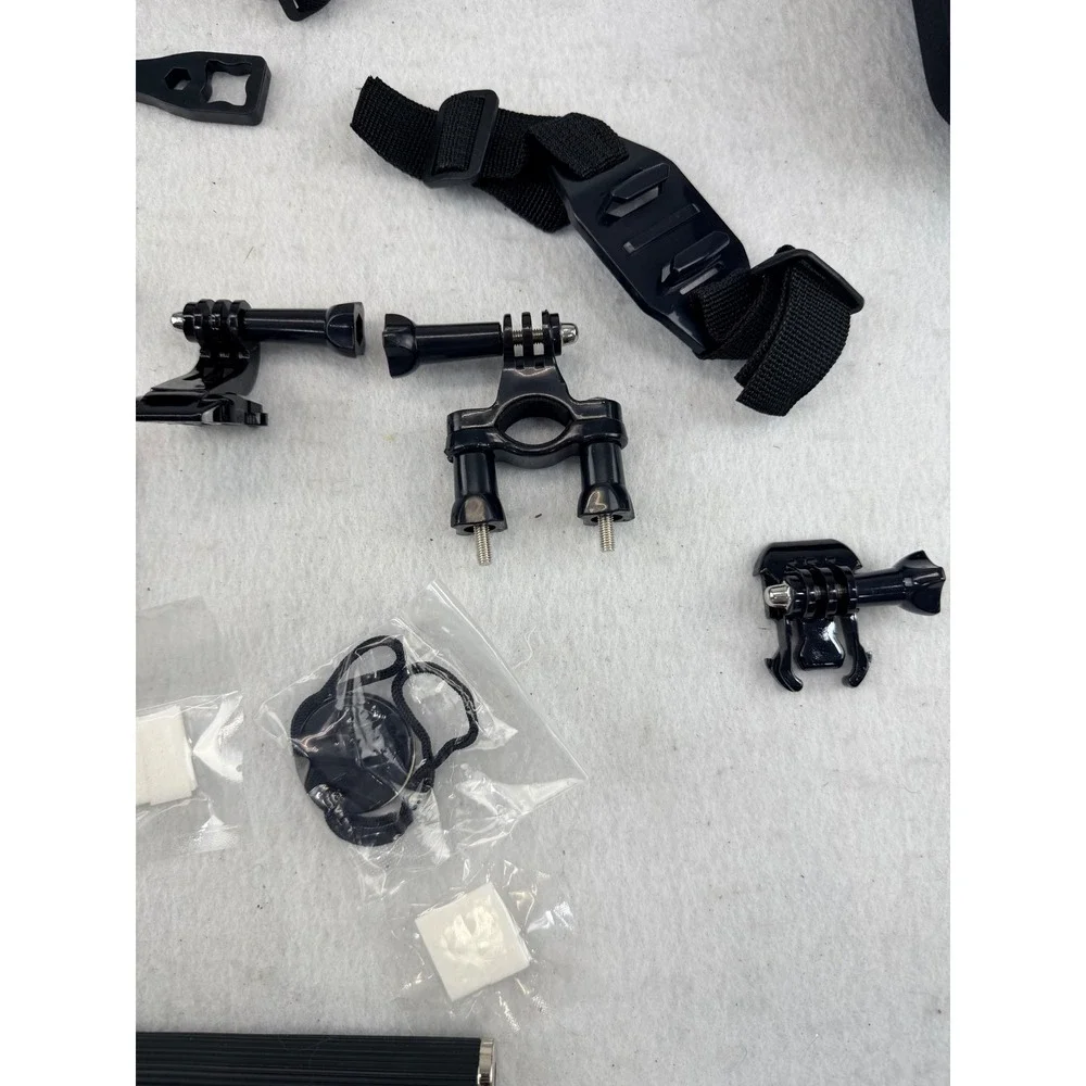 GoPro Compatible Action Camera Accessory Kit Mounts Harness Case Selfie Stick